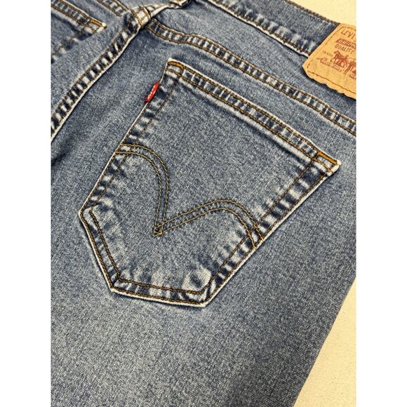 Vintage Levi's 550 Relaxed Boot Cut Jeans Women's Size 16 Long Blue Denim Y2K - Picture 6 of 9